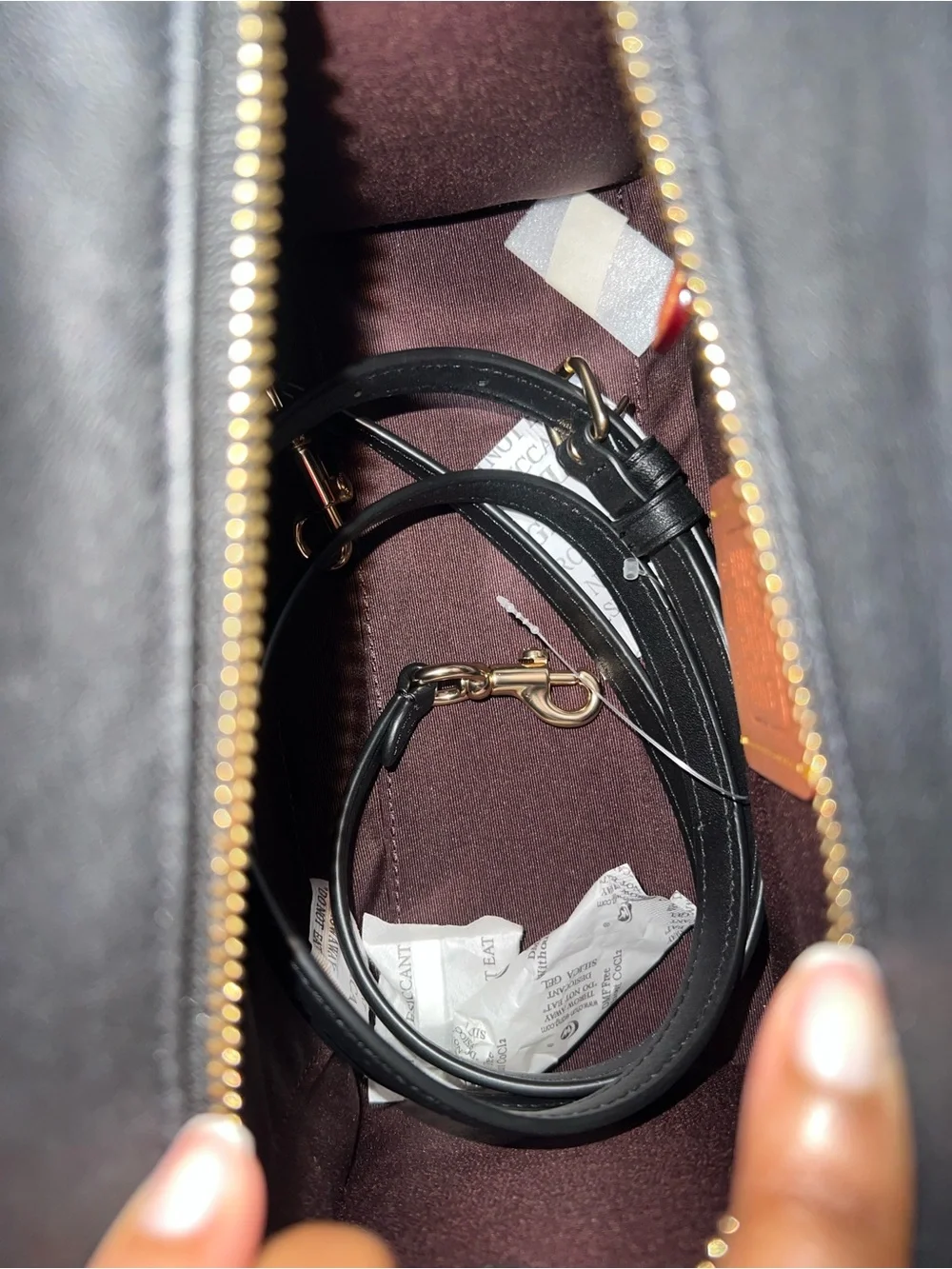 NWT Coach Small Maggie Tote Bag in Signature Leather - Picture 5 of 5